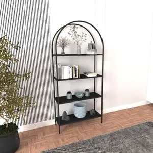 Mona - Black Black Bookshelf