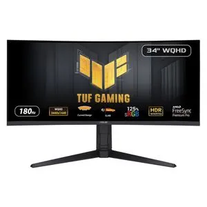 Monitor ASUS TUF VG34VQL3A 34"/VA,zakrivljen,21:9/3440x1440/180Hz/1ms GtG/HDMIx2,DPx2,USB/Gsync/crna
