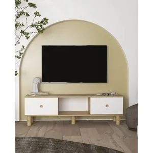 Mono - Sapphıre Oak, White Sapphire Oak
White TV Stand