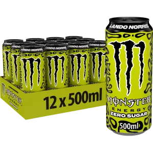 Monster Energy Zero Sugar Lando Norris energetsko piće 0,5 l, pakovanje 12 limenki