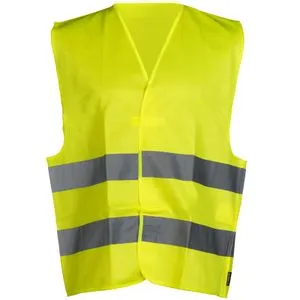 Monsun Prsluk  Hi-Vis  M474 sa dve horizontalne trake žuti vel.XXL/3XXL
