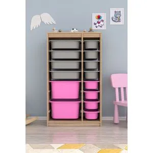 Montana Xs 2D4N8U - Sonomo, Grey, Pink Sonomo Grey
Pink Multi Purpose Cabinet