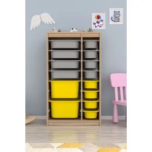 Montana Xs 2D4N8U - Sonomo, Grey, Yellow Sonomo Grey
Yellow Multi Purpose Cabinet