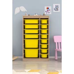 Montana Xs 2D4N8U - Sonomo, Žuti Višenamenski Ormar