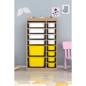 Montana Xs 2D4N8U - Sonomo, White, Yellow Sonomo White
Yellow Multi Purpose Cabinet