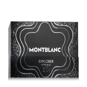 Montblanc Explorer Ultra Blue poklon set: parfemska voda 100 ml + parfemska voda 7,5 ml + gel za tuširanje 100 ml