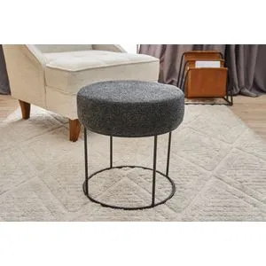 Moon Steel Gabbana 02 3V-11 Anthracite
Black Pouffe