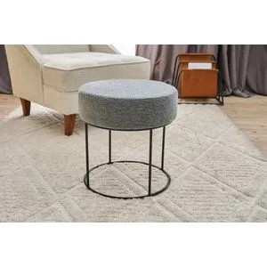 Moon Steel Gabbana 14 Grey
Black Pouffe
