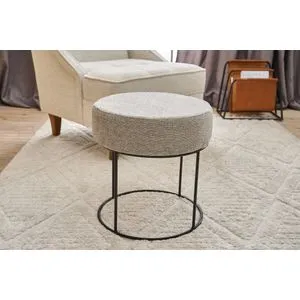 Moon Steel Gabbana 17 Cream
Black Pouffe