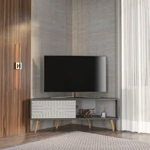 Mora - Anthracite, White Anthracite
White TV Stand