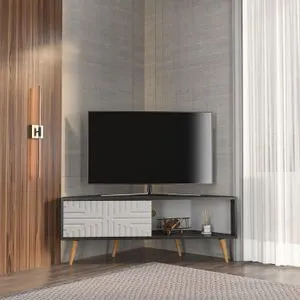Mora - Black, White Black
White TV Stand