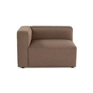 Mora XL 1L - Brown Brown 1-Seat Sofa