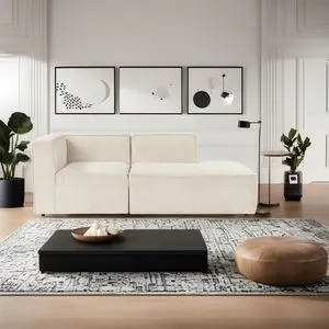 More M(M2-M3) - Cream Cream Corner Sofa