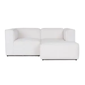 More Pars (M2-M6) - White White Corner Sofa