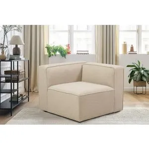 More S- M2 - Cappuccino Cappuccino 1-Seat Sofa
