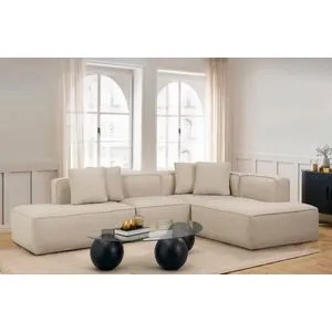 More S (M4-M1-M2-M3) - Cappuccino Cappuccino Corner Sofa
