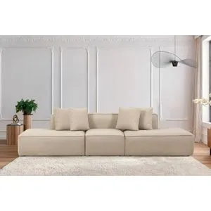 More S (M4-M1-M3) - Cappuccino Cappuccino Corner Sofa