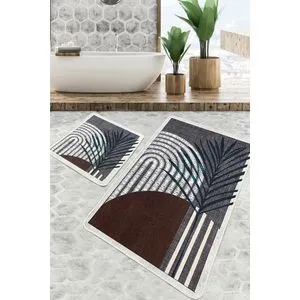 Morillo Multicolor Bathmat Set (2 Pieces)