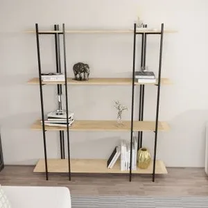 Moss - Crna, Hrast Crni Regal