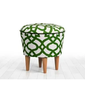 Moss - Green, White Green
White Pouffe