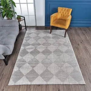 Motto 4586 Sivi Tepih (120 x 180 cm)