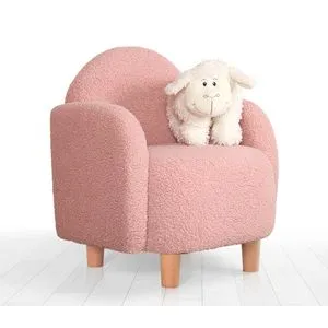 Moylo - Pink Pink Kid's Wing Chair
