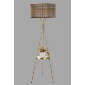 Multicolor podna lampa sa eskitme efektom i stolićem - Venedik