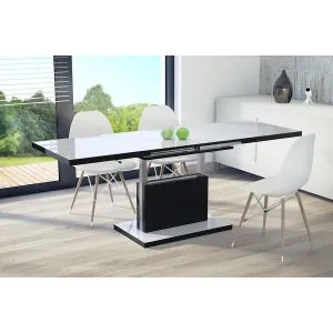 Multifunkcionalni Sto Aston Glossy Beli