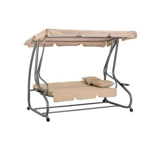 MultiGarden Bastenska ljuljaska - lezaljka 2u1 beige