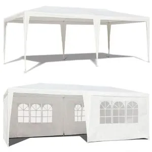 MultiGarden baštenski šator, 3x6 m, 6 stranica, beli