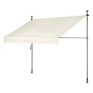 Multigarden Tenda za terasu i balkon sa podešavanjem visine 3x1.2m Beige Multigarden