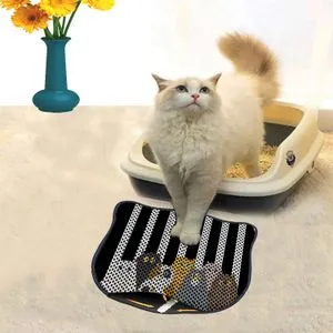 Multikolorna prostirka za mačje leglo Kdkafa0043