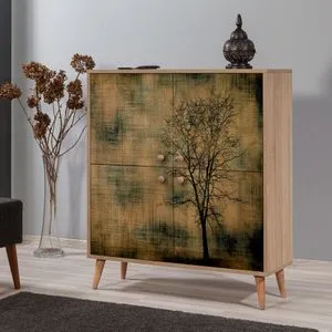 Multilux - 729 Sonoma Oak Multi Purpose Cabinet
