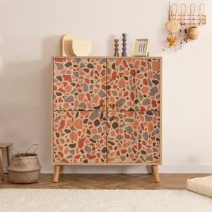 Multilüx Pebble Multicolor Multi Purpose Cabinet