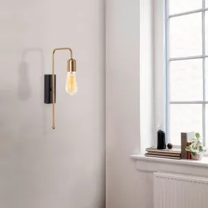 Mum - 3501 Gold
Black Wall Lamp