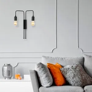 Mum - 3512 Crna Zidna Lampa