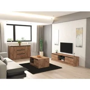 Muren - Atlantic Pine, Anthracite Atlantic Pine
Anthracite Living Room Furniture Set