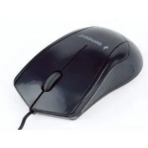 MUS-3B-02 ** Gembird Opticki mis 1000Dpi 3-button black 105mm USB (237)