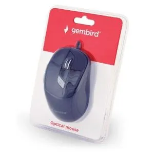MUS-6B-01 ** Gembird Opticki mis 400-1600Dpi black, 110mm USB (247)