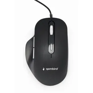 MUS-6B-02 Gembird RGB Opticki mis 1200-3600Dpi 6-button black 122mm USB