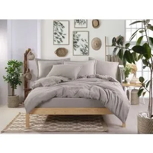 Muslin - Cappuccino Cappuccino Muslin Double Quilt Cover Set