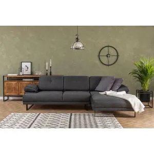 Mustang Small Right - Anthracite Anthracite Corner Sofa