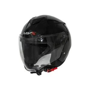 MVX 852 Jet kaciga za motor, crna, veličina XL