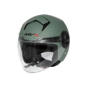 MVX P5 Jet kaciga za motor, zelena, veličina S