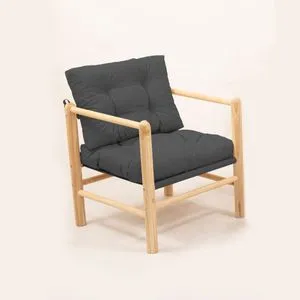 MYG03 - Anthracite Garden 1-Seat Sofa