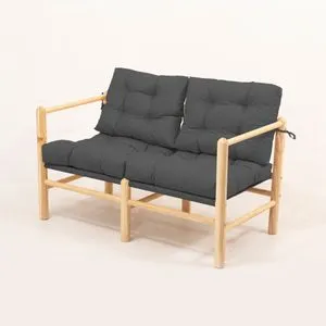 MYG04 - Anthracite Garden 2-Seat Sofa