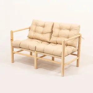 MYG04 - Cream Garden 2-Seat Sofa