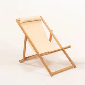 MYN04 Cream Garden Sunlounger