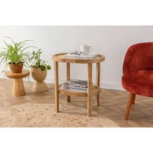 Nala 55 - Natural Natural Side Table