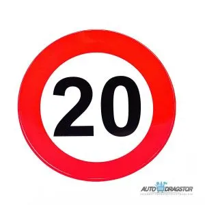 NALEPNICA OGRANIČENJA "20" VELIKA